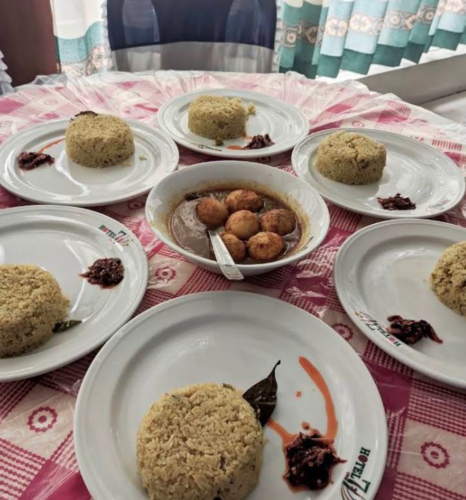 Food served at Hotel 71 INN